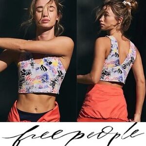Free People Never Better Printed Crop in Mystic Floral❤️ NWOT